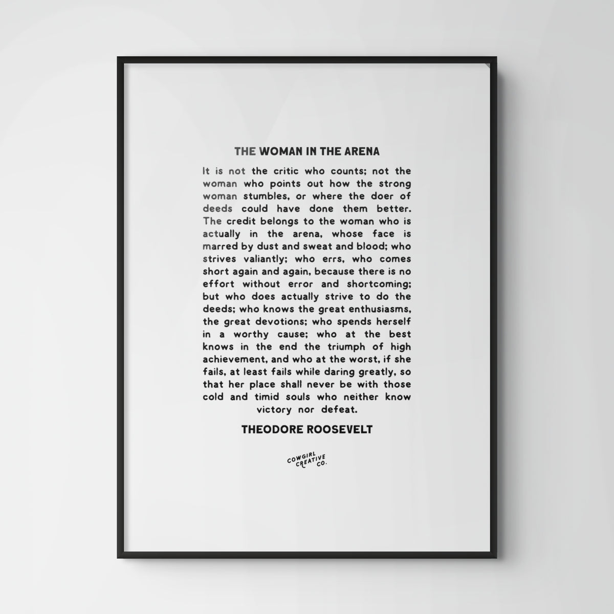 The Woman in the Arena Print or Poster