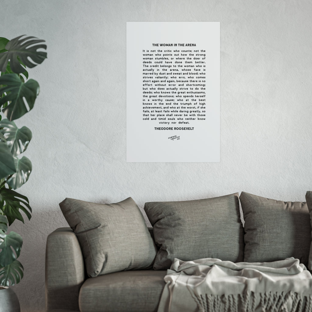 The Woman in the Arena Print or Poster